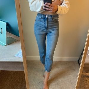 Express Slim Super High Rise Jeans 4S